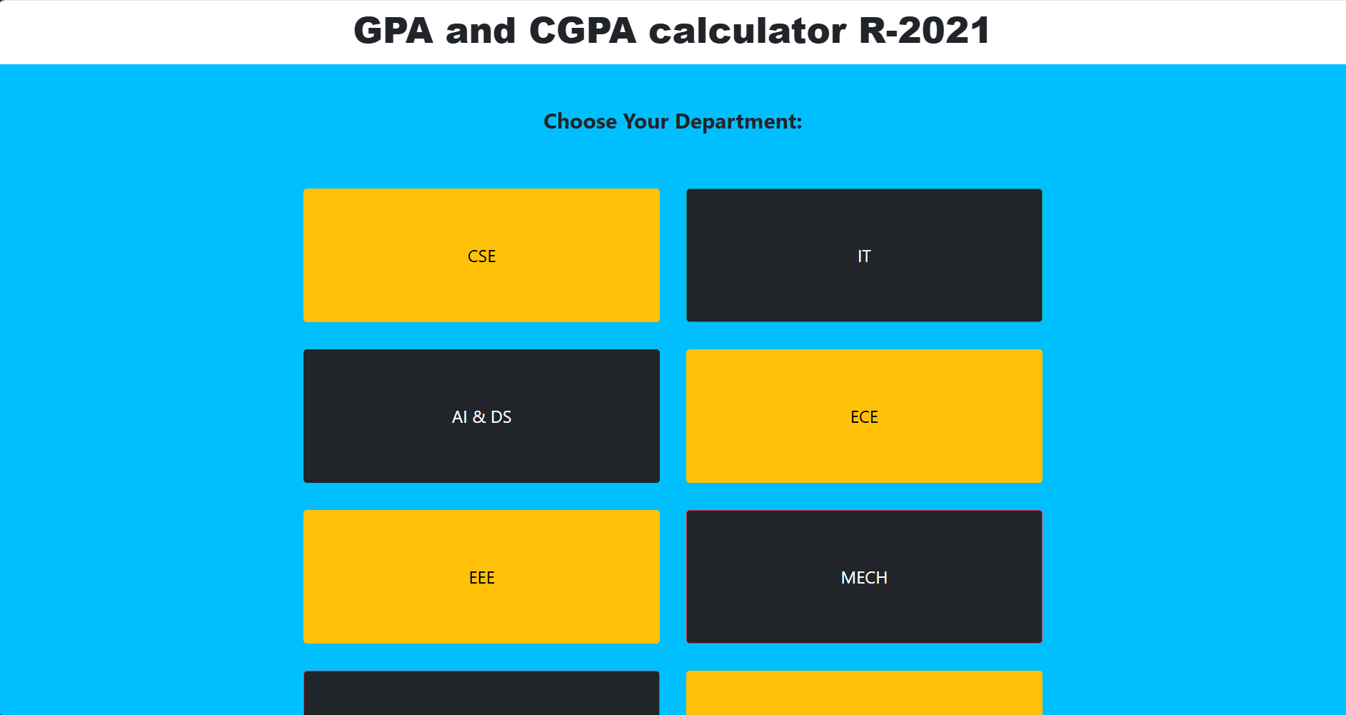 GPA & CGPA Calculator